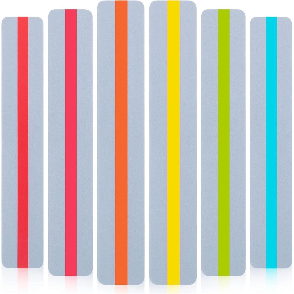 imageMr Pen Guided Reading Strips 2 Size 18 Pack Colorful Bookmarks for Kids Book Highlighter Strips for ReadingVibrant