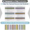 imageMr Pen Guided Reading Strips 2 Size 18 Pack Colorful Bookmarks for Kids Book Highlighter Strips for ReadingMuted