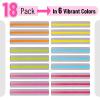 imageMr Pen Guided Reading Strips 2 Size 18 Pack Colorful Bookmarks for Kids Book Highlighter Strips for ReadingVibrant
