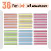 imageMr Pen Guided Reading Strips 2 Size 18 Pack Colorful Bookmarks for Kids Book Highlighter Strips for ReadingVibrant