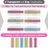 imageMr Pen Guided Reading Strips 2 Size 18 Pack Colorful Bookmarks for Kids Book Highlighter Strips for ReadingVibrant