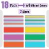 imageMr Pen Guided Reading Strips 2 Size 18 Pack Colorful Bookmarks for Kids Book Highlighter Strips for ReadingVibrant