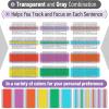imageMr Pen Guided Reading Strips 2 Size 18 Pack Colorful Bookmarks for Kids Book Highlighter Strips for ReadingVibrant