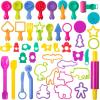 imageMr Pen Play Dough Tools Kit 45 Pcs Playdough Toys Playdough Sets for Kids Playdough Accessories Molds for Play Dough Playdough Toys for Kids