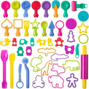 imageMr Pen Play Dough Tools Kit 45 Pcs Playdough Toys Playdough Sets for Kids Playdough Accessories Molds for Play Dough Playdough Toys for Kids