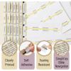 imageMr Pen Bible Tabs 75 pcs White with Gold Edge Laminated Bible Tabs for Women and Men