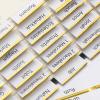 imageMr Pen Bible Tabs 75 pcs White with Gold Edge Laminated Bible Tabs for Women and Men