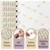 imageMr Pen Mini Bible Tabs 90 pcs White with Gold Edge Laminated Bible Tabs for Women and Men