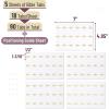 imageMr Pen Mini Bible Tabs 90 pcs White with Gold Edge Laminated Bible Tabs for Women and Men
