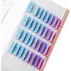 imageMr Pen Bible Tabs 75 pcs Shades of Gray Gold Foil Embossed Lettering Laminated Bible Tabs for Women and MenMulticolor