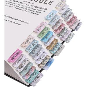 imageMr Pen Bible Tabs 75 pcs Rooted Rhythm Laminated Bible Tabs for WomenSpanish Pastel