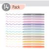 imageMr Pen Gel Highlighters 14 Pack Ethereal Pastel Colors Bible Highlighters for Bibles That Do Not Bleed