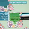 imageMr Pen Plastic Transparent Bible Journaling Sticky Notes 10 Pads 200 Sheets Botanical Design Transparent Bible Sticky Notes with Stylish Protective Envelopes Bible Study Supplies