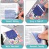 imageMr Pen Plastic Transparent Bible Journaling Sticky Notes 10 Pads 200 Sheets Botanical Design Transparent Bible Sticky Notes with Stylish Protective Envelopes Bible Study Supplies