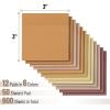 imageMr Pen Sticky Notes 3x3 12 Pads 600 Sheets Vintage Brown Sticky Notes 3x3