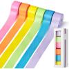 imageMr Pen Satin Ribbon 6 Rolls 1 Inch 5 YardsRoll Colorful Satin Ribbon 1 Inch