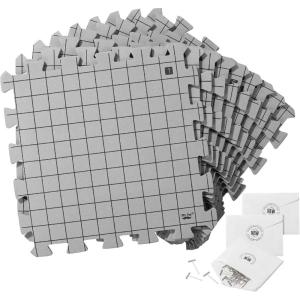 imageMr Pen Blocking Mats for Knitting ampamp Crochet Projects 12quot x 12quot 9 Pack with 150 pcs TPins Gray Aligned Grid Knitting Blocking Mats and Pins Water ampamp Heat Resistant