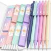 imageMr Pen Pastel Mechanical Pencil Set with Lead Refills ampamp Erasers 6 Pack 2 Sizes 05 07mm Aesthetic Mechanical Pencils Set