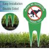 imageMr Pen No Dog Poop Signs for Yard 118quot x 6quot Aluminum Dog Poop Signs for Lawn with Stake Weatherproof Durable and Easy to Install