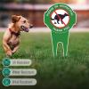 imageMr Pen No Dog Poop Signs for Yard 145quot x 78quot 2 Pack Aluminum Dog Poop Signs for Lawn with Stake Weatherproof Durable and Easy to Install