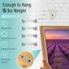 imageMr Pen Sawtooth Picture Hangers 511 Pack Silver Metal Picture Frame Hangers with Screws and Screwdriver