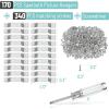 imageMr Pen Sawtooth Picture Hangers 511 Pack Silver Metal Picture Frame Hangers with Screws and Screwdriver