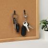 imageMr Pen Push Pin Hooks for Hanging Pictures 30 Pack Black Decorative Push Pins for Wall Tacks Wall Pins for Hanging and Bulletin Board