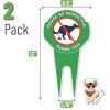 imageMr Pen No Dog Poop Signs for Yard 12quot x 65quot 2 Pack Aluminum Dog Poop Signs for Lawn with Stake Weatherproof Durable and Easy to Install