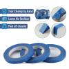 imageMr Pen Green Masking Tape 06 Inch Wide 50 MetersRoll 3 Rolls Green Painters TapeDark Blue
