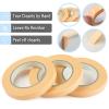 imageMr Pen Green Masking Tape 06 Inch Wide 50 MetersRoll 3 Rolls Green Painters TapeOrange Yellow