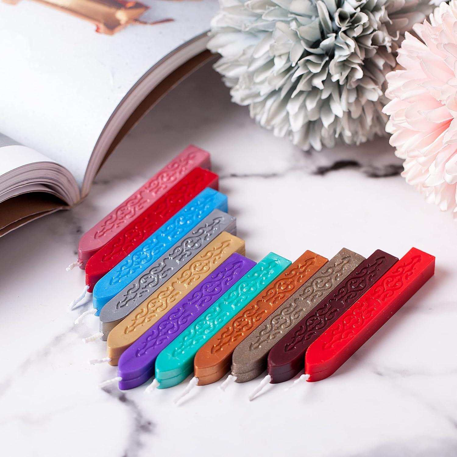 imageMr Pen Wax Seal Sticks 12 Pack Assorted Colors for Stamp Seals Envelope Sealer