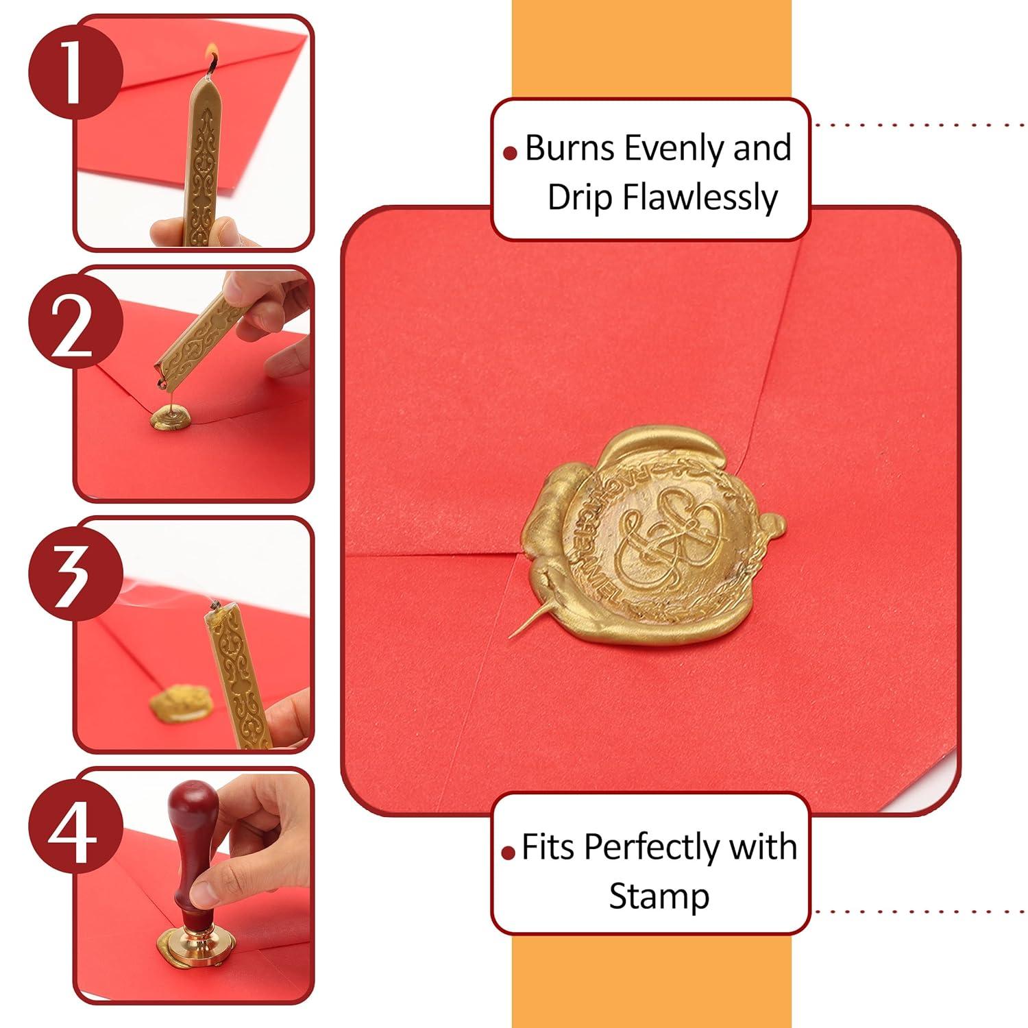 imageMr Pen Wax Seal Sticks 12 Pack Assorted Colors for Stamp Seals Envelope Sealer