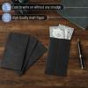 imageMr Pen Money Envelopes for Cash 65quot x 35quot 100 Pack Gold Kraft Paper Cash Envelopes for MoneyBlack