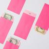 imageMr Pen Money Envelopes for Cash 65quot x 35quot 100 Pack Gold Kraft Paper Cash Envelopes for MoneyLight Pink