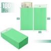 imageMr Pen Money Envelopes for Cash 65quot x 35quot 100 Pack Gold Kraft Paper Cash Envelopes for MoneyMint Green