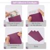 imageMr Pen Money Envelopes for Cash 65quot x 35quot 100 Pack Gold Kraft Paper Cash Envelopes for MoneyPurple