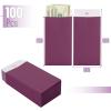 imageMr Pen Money Envelopes for Cash 65quot x 35quot 100 Pack Gold Kraft Paper Cash Envelopes for MoneyPurple