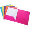 imageMr Pen Plastic Folders with Pockets 5 pcs Creamy Serenity 2 Pocket Folders PlasticBright Colors