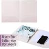 imageMr Pen Plastic Folders with Pockets 5 pcs Creamy Serenity 2 Pocket Folders PlasticCreamy Serenity