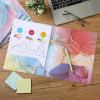 imageMr Pen Plastic Folders with Pockets 5 pcs Creamy Serenity 2 Pocket Folders PlasticMarble