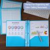 imageMr Pen Plastic Folders with Pockets and Prongs 5 Pack Letter Size Green Shades Flexible Plastic Folders with ProngsBlue  Organizational Sheets