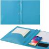 imageMr Pen Plastic Folders with Pockets and Prongs 5 Pack Letter Size Green Shades Flexible Plastic Folders with ProngsBlue