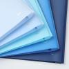 imageMr Pen Plastic Folders with Pockets and Prongs 5 Pack Letter Size Green Shades Flexible Plastic Folders with ProngsBlue Shades