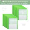 imageMr Pen Plastic Folders with Pockets and Prongs 5 Pack Letter Size Green Shades Flexible Plastic Folders with ProngsGreen  Organizational Sheets