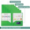 imageMr Pen Plastic Folders with Pockets and Prongs 5 Pack Letter Size Green Shades Flexible Plastic Folders with ProngsGreen