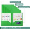 imageMr Pen Plastic Folders with Pockets and Prongs 5 Pack Letter Size Green Shades Flexible Plastic Folders with ProngsGreen