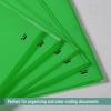 imageMr Pen Plastic Folders with Pockets and Prongs 5 Pack Letter Size Green Shades Flexible Plastic Folders with ProngsGreen