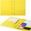 imageMr Pen Plastic Folders with Pockets and Prongs 5 Pack Letter Size Green Shades Flexible Plastic Folders with ProngsYellow