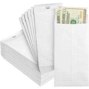 imageMr Pen Money Envelopes for Cash 65quot x 35quot 100 Pack Gold Kraft Paper Cash Envelopes for MoneyWhite