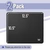 imageMr Pen Mouse Pad 125quotx 105quot 2 Pack Black Pattern Laptop and Computer Mouse Pad Gaming AntiSlip Rubber BaseBlack